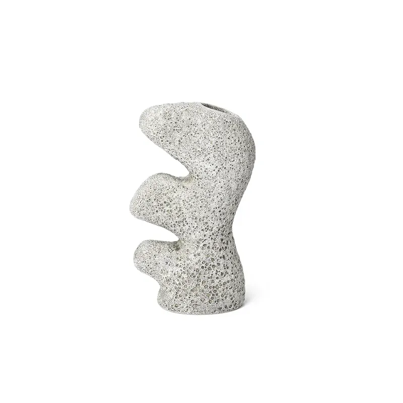 Yara Vase - Small - Grey Pumice Populär